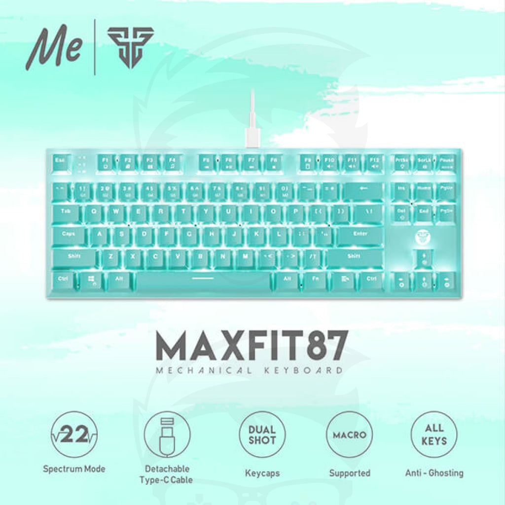FANTECH MAXFIT87 Mint Edition RGB MECHANICAL KEYBOARD FANTECH MAXFIT87 Mint Edition RGB MECHANICAL KEYBOARD